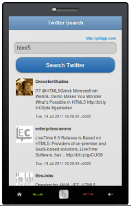Twitter Search App